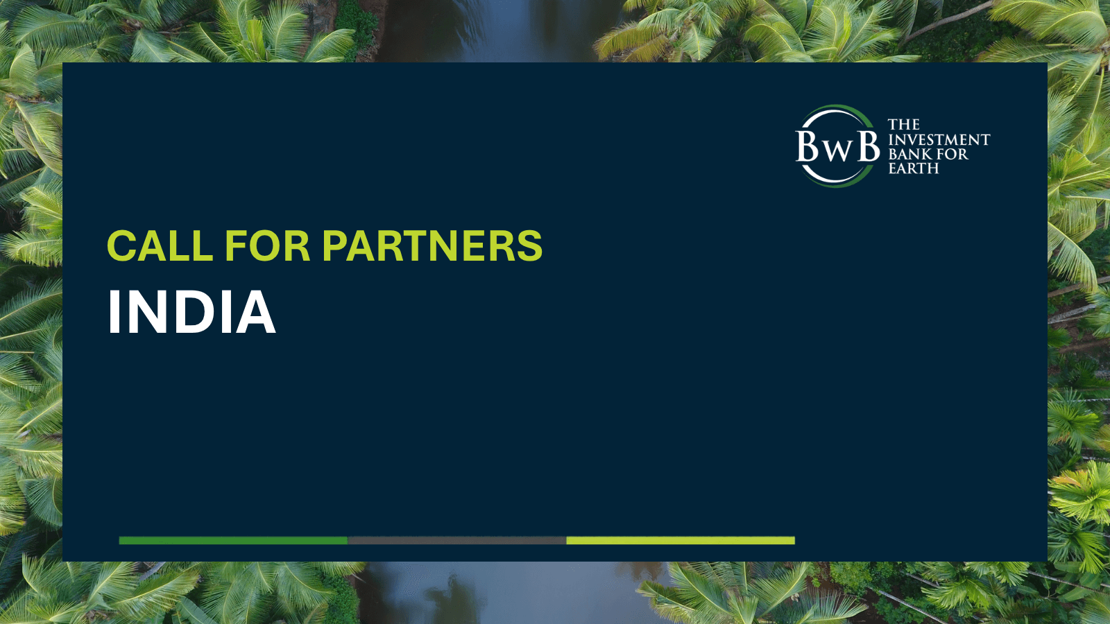 BwB Country Call for Partners in India: Climate, Health, Built Environment and Gender