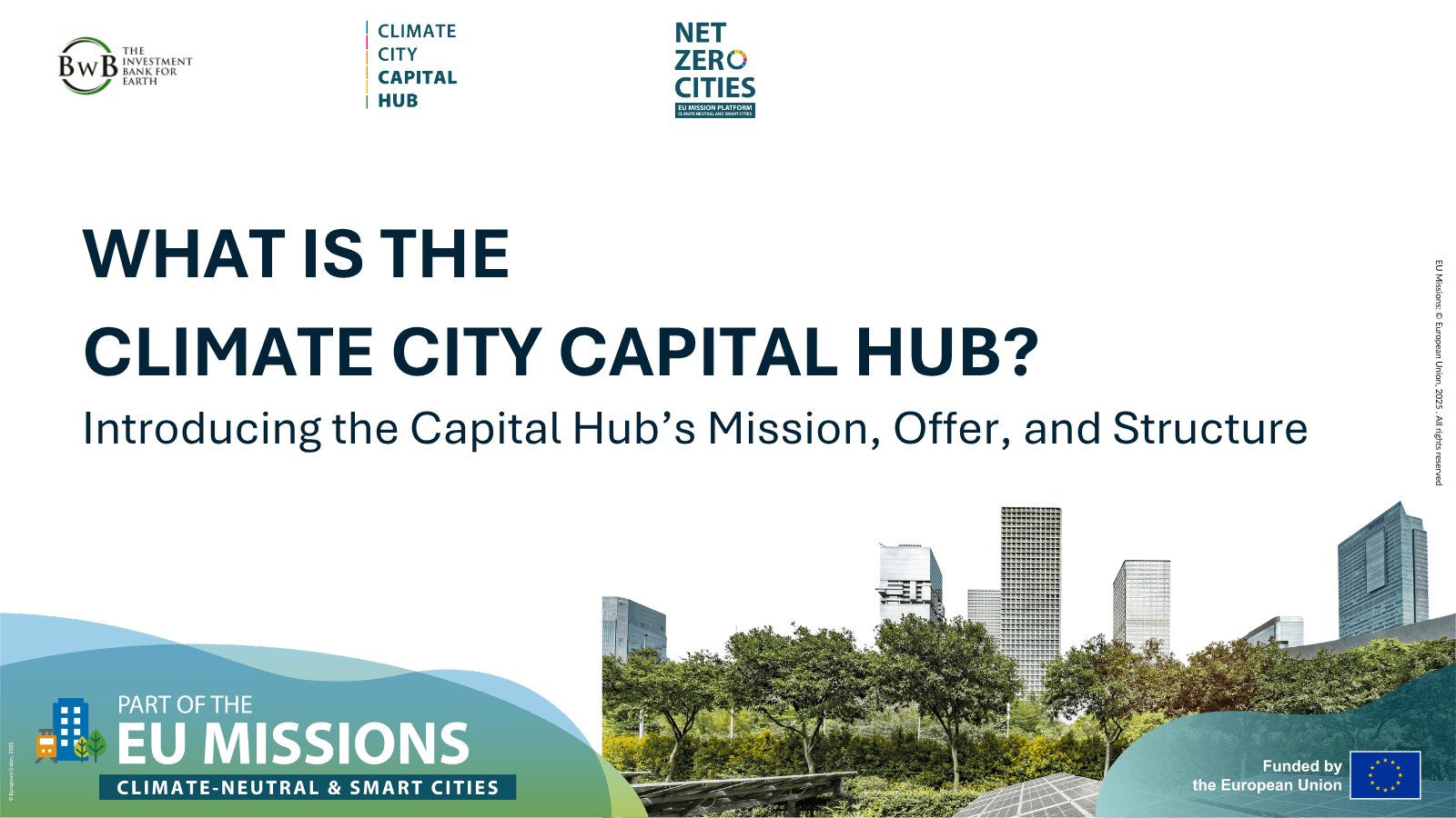 Climate City Capital Hub: Supporting Europe's Climate Neutral Transition