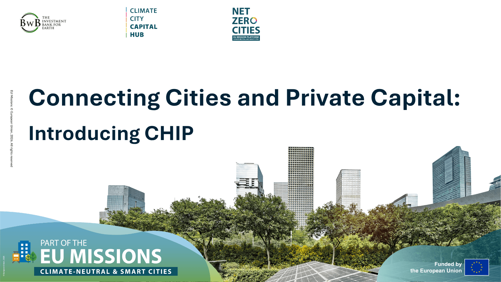 Connecting Cities and Private Capital: Introducing CHIP