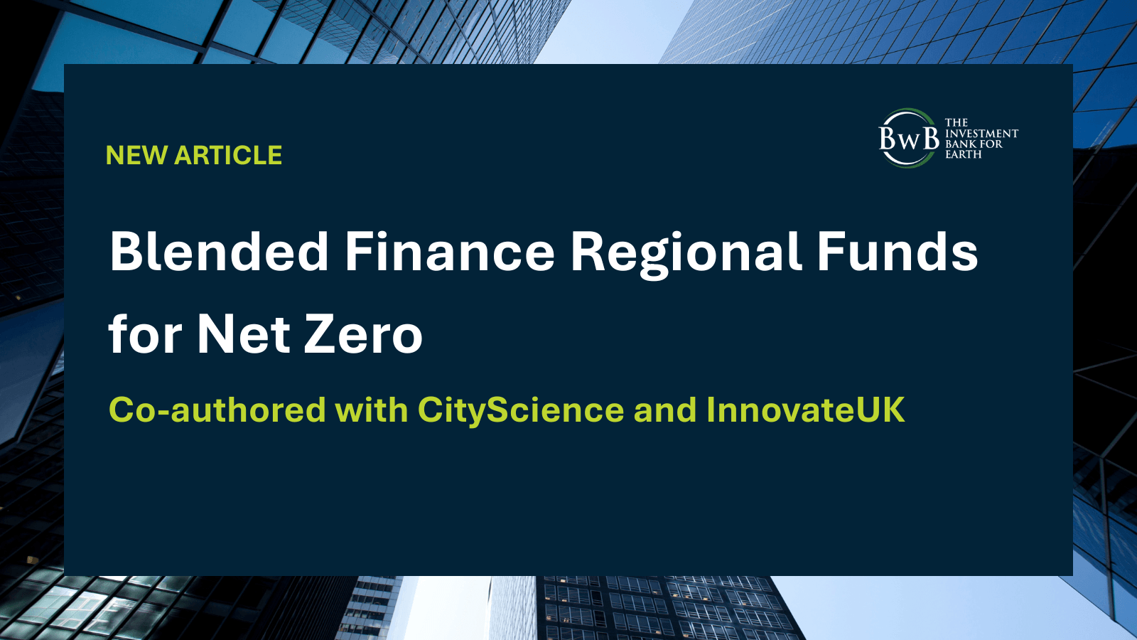 How Can Local Authorities Turn Climate Ambition into Investable, Scalable Action?