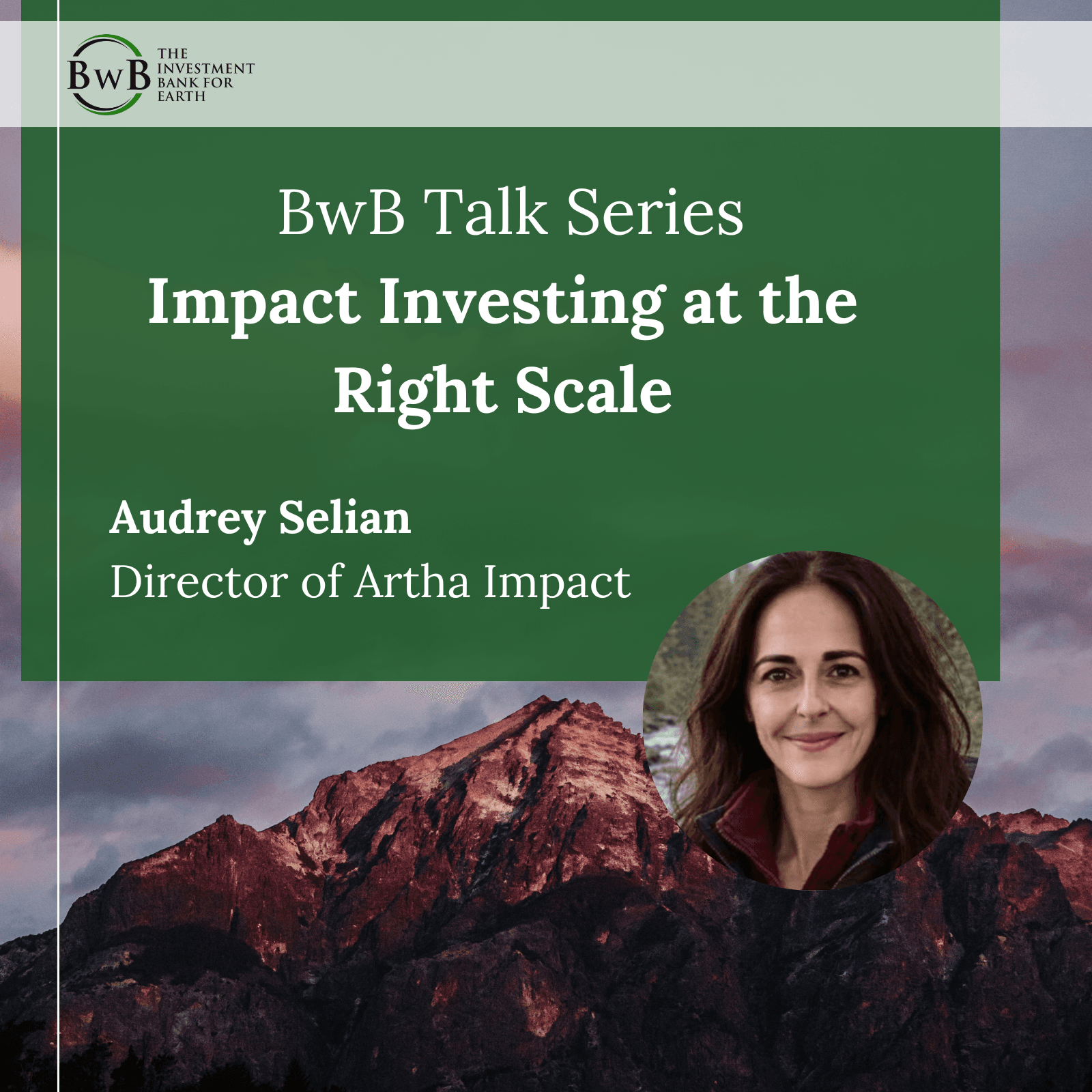 Catalytic by Design: Audrey Selian on Impact Investing at the Right Scale