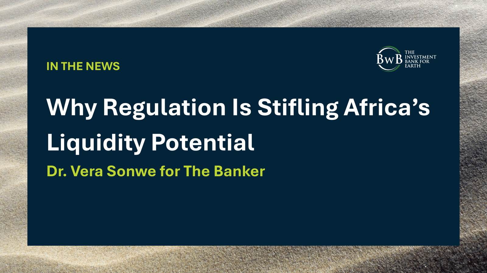 Why regulation is stifling Africa’s liquidity potential?