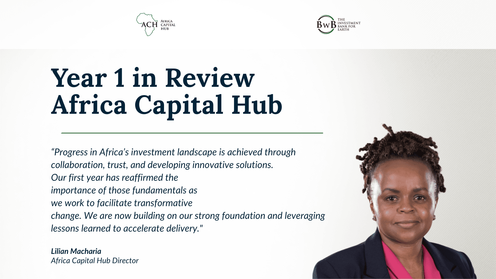 Year 1 in Review | Africa Capital Hub
